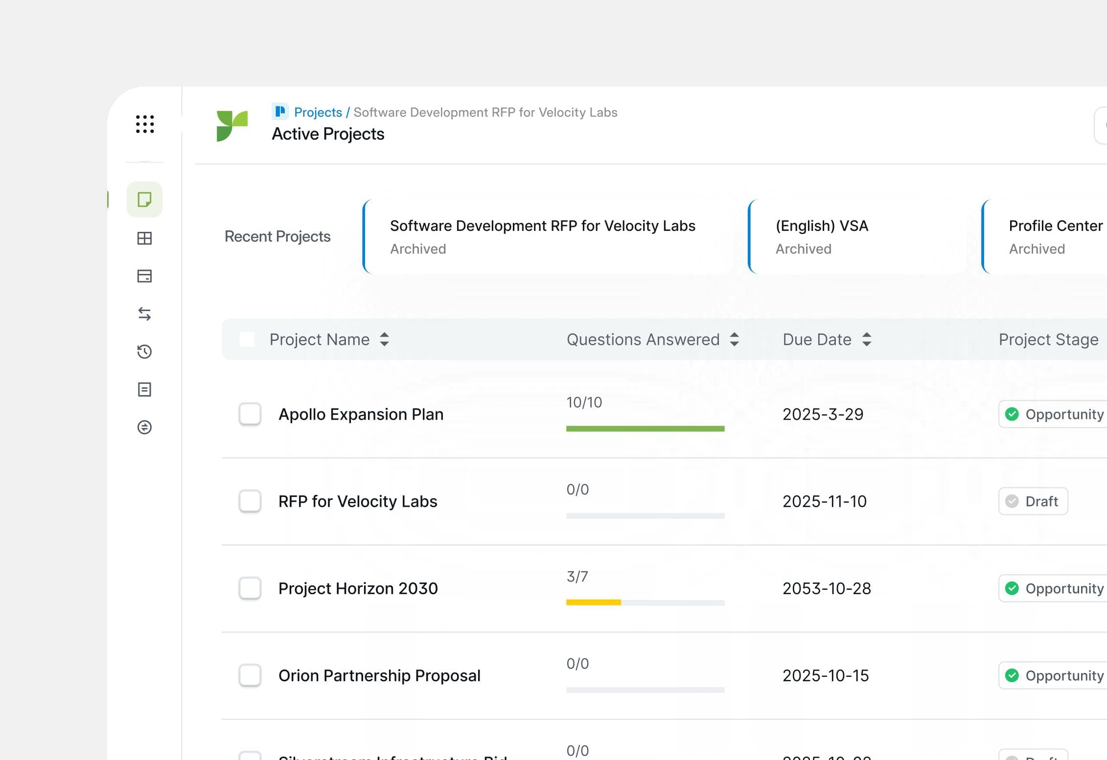 Response Projects