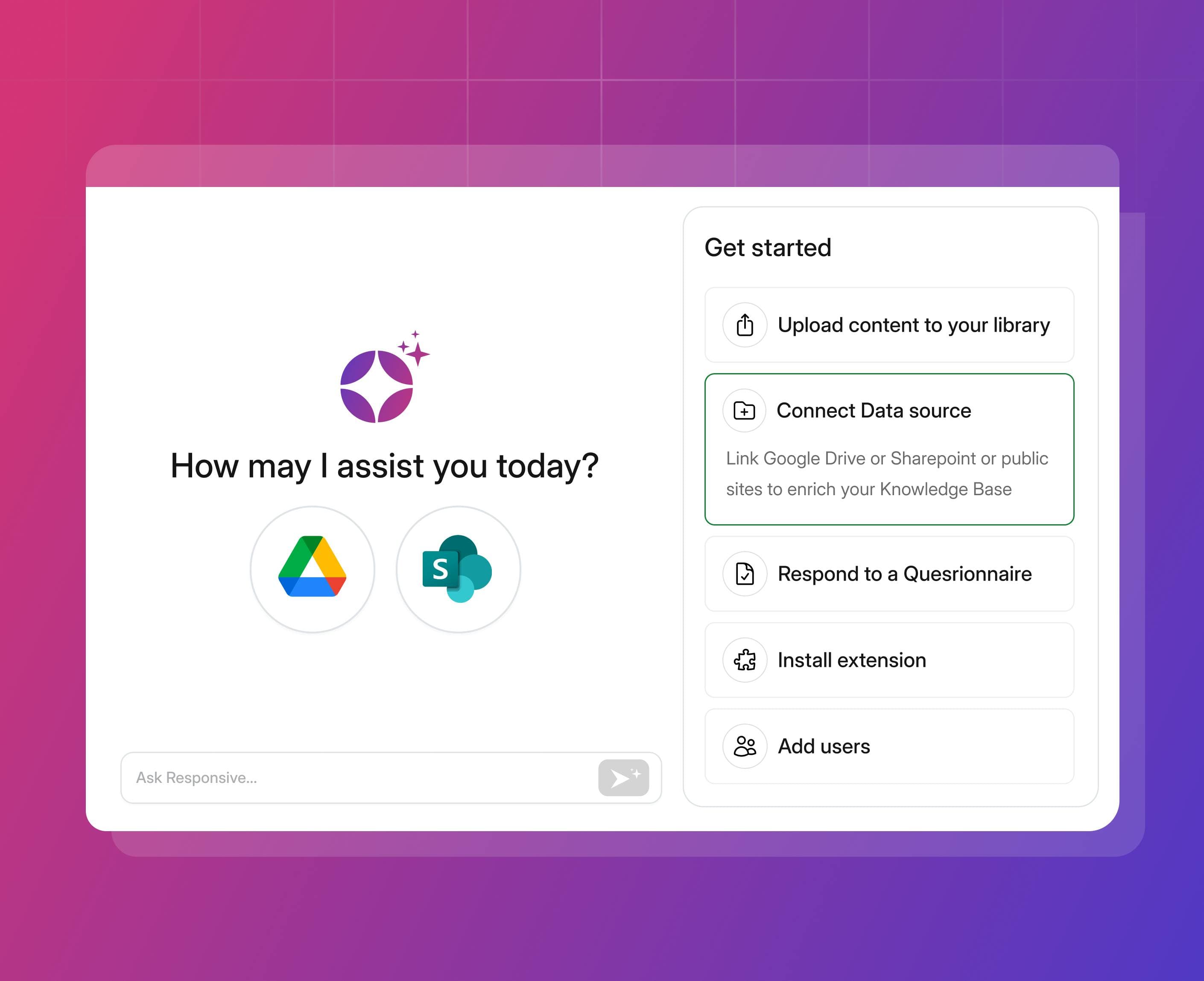 Proposer LookUp conversational search interface