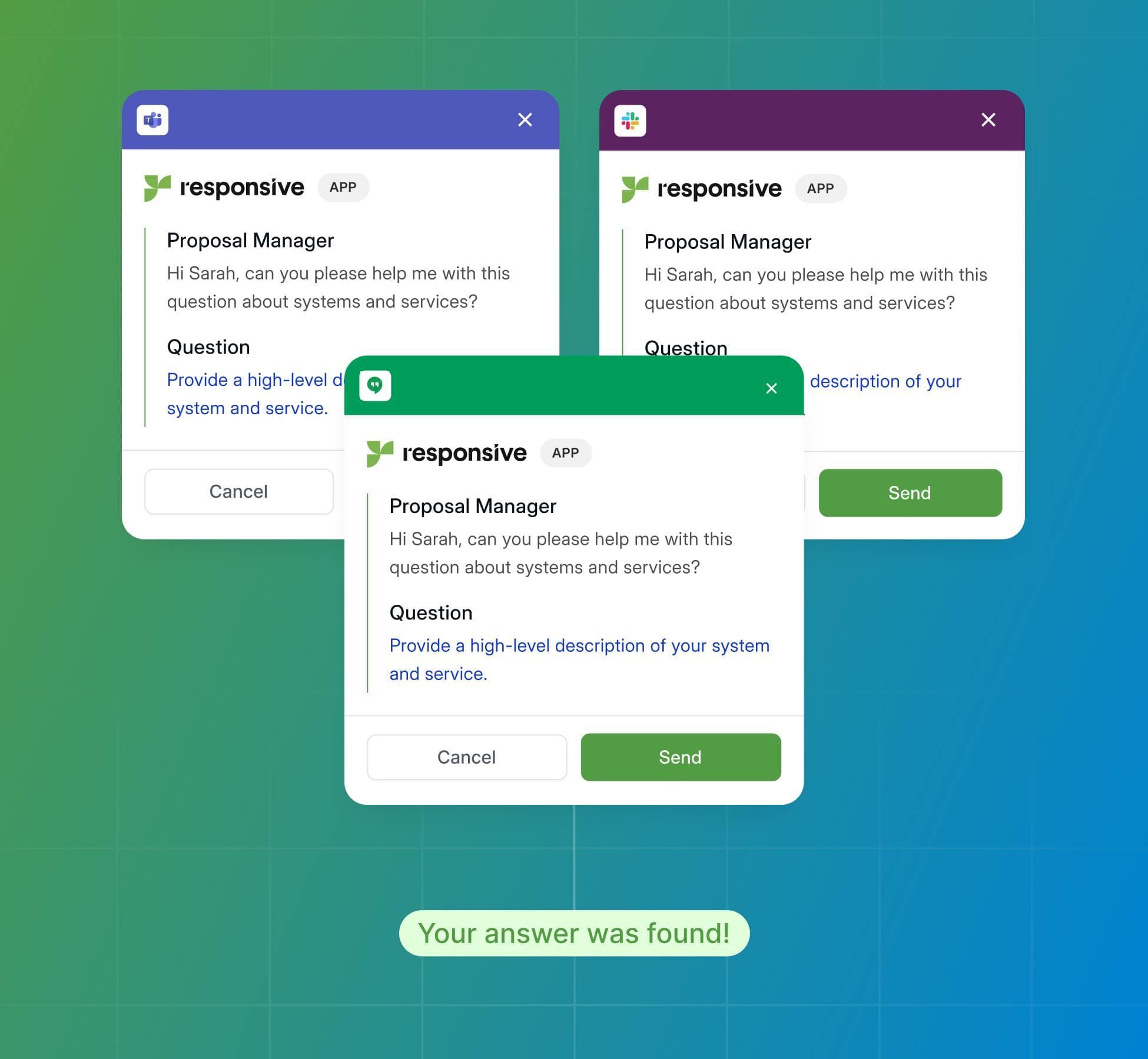 AI knowledge management for RFx
